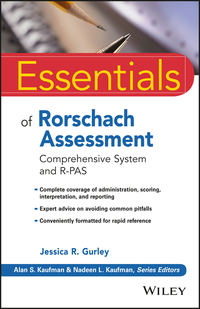 Imagen de portada: Essentials of Rorschach Assessment: Comprehensive System and R-PAS 1st edition 9781119060758