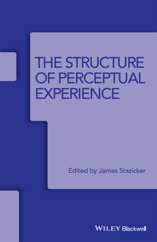 Imagen de portada: The Structure of Perceptual Experience 1st edition 9781119061083