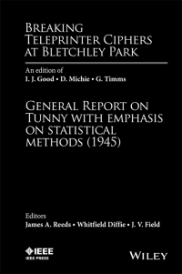 Cover image: Breaking Teleprinter Ciphers at Bletchley Park 1st edition 9780470465899
