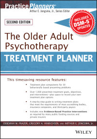 Titelbild: The Older Adult Psychotherapy Treatment Planner, with DSM-5 Updates, 2nd Edition 3rd edition 9781119063117