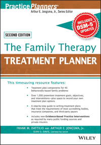 Imagen de portada: The Family Therapy Treatment Planner, with DSM-5 Updates 2nd edition 9781119063070