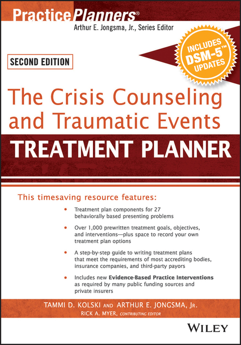 The Crisis Counseling and Traumatic Events Treatment Planner, with DSM-5 Updates, 2nd Edition - FULL INSTANT DOWNLOAD | PDF DOCX EPUB