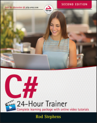 Imagen de portada: C# 24-Hour Trainer 2nd edition 9781119065661