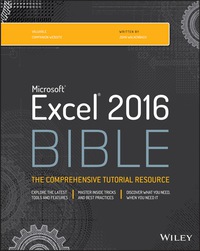 Cover image: Excel 2016 Bible 1st edition 9781119067511
