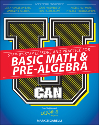 Imagen de portada: U Can: Basic Math and Pre-Algebra For Dummies 1st edition 9781119067962