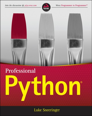 Cover image: Professional Python 1st edition 9781119070856