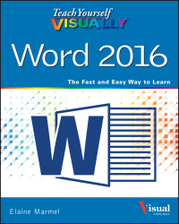 Cover image: Teach Yourself VISUALLY Word 2016 1st edition 9781119074663