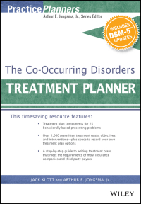 Imagen de portada: The Co-Occurring Disorders Treatment Planner, with DSM-5 Updates 1st edition 9781119073192