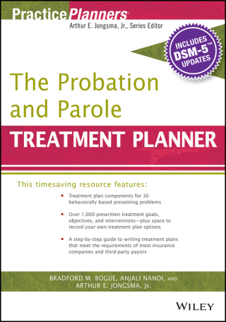 Cover image: The Probation and Parole Treatment Planner, with DSM 5 Updates 1st edition 9781119073291