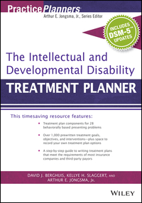 Cover image: The Intellectual and Developmental Disability Treatment Planner, with DSM 5 Updates 1st edition 9781119073307