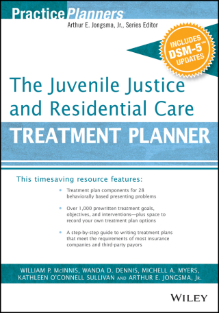 Imagen de portada: The Juvenile Justice and Residential Care Treatment Planner, with DSM 5 Updates 1st edition 9781119073284
