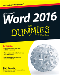 Imagen de portada: Word 2016 For Dummies 1st edition 9781119076896