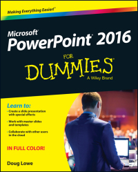 Cover image: PowerPoint 2016 For Dummies 1st edition 9781119077053