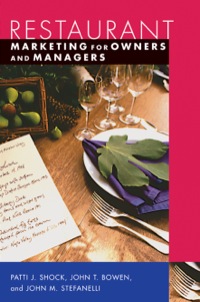Immagine di copertina: Restaurant Marketing for Owners and Managers 1st edition 9780471226277