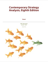 Cover image: Contemporary Strategy Analysis, for MGMT 360 8th edition 9781119085867