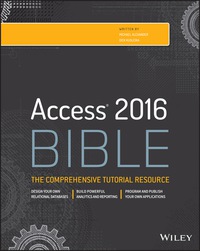 Cover image: Access 2016 Bible 1st edition 9781119086543