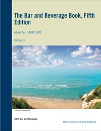 Cover image: The Bar and Beverage Book, Fifth Edition eText for HADM 3500 at Georgia State University 1st edition