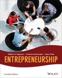 Cover image: Entrepreneurship, Canadian Edition 1st edition 9781118906859