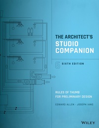 Omslagafbeelding: The Architect's Studio Companion: Rules of Thumb for Preliminary Design 6th edition 9781119092414