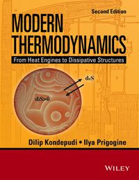 Cover image: Modern Thermodynamics: From Heat Engines to Dissipative Structures 2nd edition 9781118371817