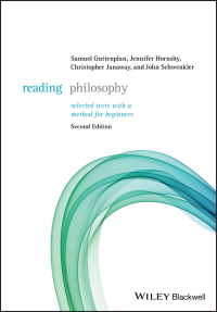 Cover image: Reading Philosophy 2nd edition 9781119094678