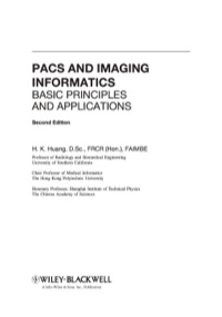 Cover image: PACS and Imaging Informatics: Basic Principles and Applications 2nd edition 9780470373729