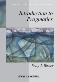 صورة الغلاف: Introduction to Pragmatics 1st edition 9781405175838