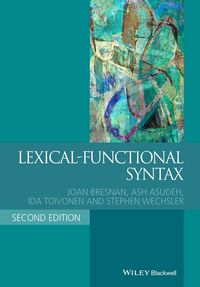 Cover image: Lexical Functional Syntax 2nd edition 9781405187817