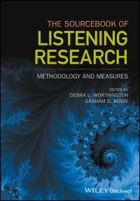 Imagen de portada: The Sourcebook of Listening Research: Methodology and Measures 1st edition 9781119103080