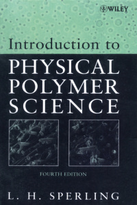 Cover image: Introduction to Physical Polymer Science 4th edition 9780471706069