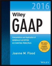 Imagen de portada: Wiley GAAP 2016 1st edition 9781119106067