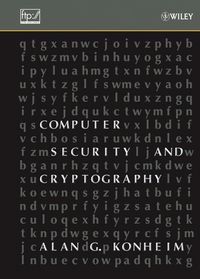 Cover image: Computer Security and Cryptography 1st edition 9780471947837