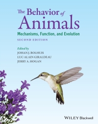 Imagen de portada: The Behavior of Animals 2nd edition 9781119109501