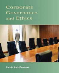 Immagine di copertina: Corporate Governance and Ethics 1st edition 9780471738008