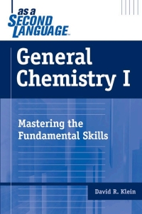Cover image: General Chemistry I as a Second Language: Mastering the Fundamental Skills 1st edition 9780471716624