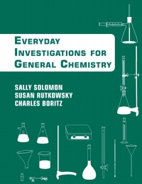 Omslagafbeelding: Chemistry: An Everyday Approach to Chemical Investigation 1st edition 9780470085103