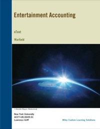 Cover image: Entertainment Accounting eText for New York University 1st edition 0