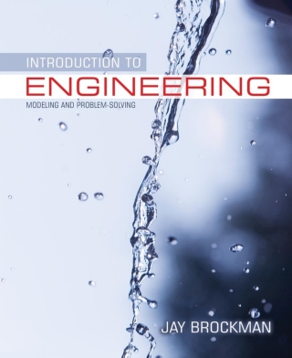 Cover image: Introduction to Engineering: Modeling and Problem Solving 1st edition 9780471431602