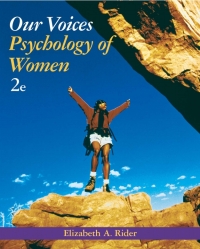 Imagen de portada: Our Voices: Psychology of Women 2nd edition 9780471478799