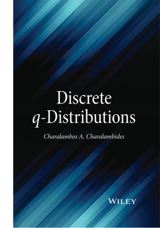 Cover image: Discrete q-Distributions 1st edition 9781119119043