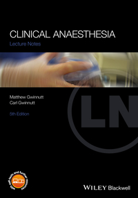 Cover image: Clinical Anaesthesia 5th edition 9781119119821