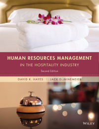 表紙画像: Human Resources Management in the Hospitality Industry 2nd edition 9781118988503