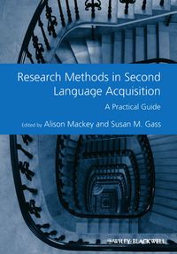 صورة الغلاف: Research Methods in Second Language Acquisition - A Practical Guide 1st edition 9781444334272