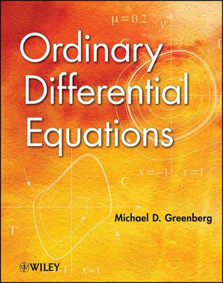 Cover image: Ordinary Differential Equations 1st edition 9781118230022