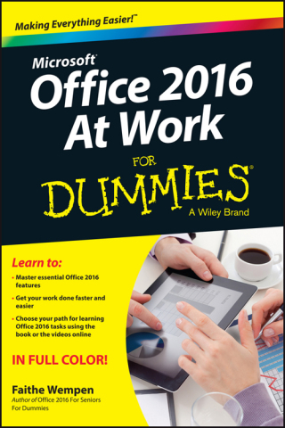 Cover image: Office 2016 at Work For Dummies 1st edition 9781119144601
