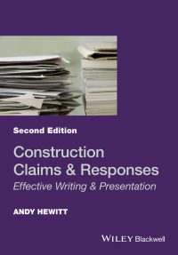 Cover image: Construction Claims and Responses 2nd edition 9781119151852