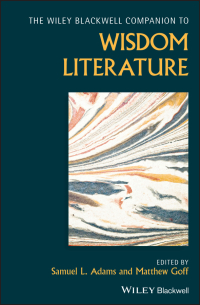 Imagen de portada: Wiley Blackwell Companion to Wisdom Literature 1st edition 9781119158233