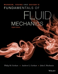 Cover image: Munson, Young and Okiishi's Fundamentals of Fluid Mechanics 8th edition 9781119080701