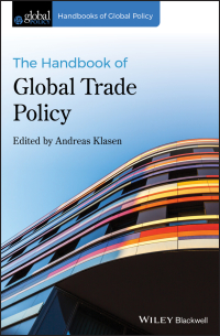 Imagen de portada: The Handbook of Global Trade Policy 1st edition 9781119167396