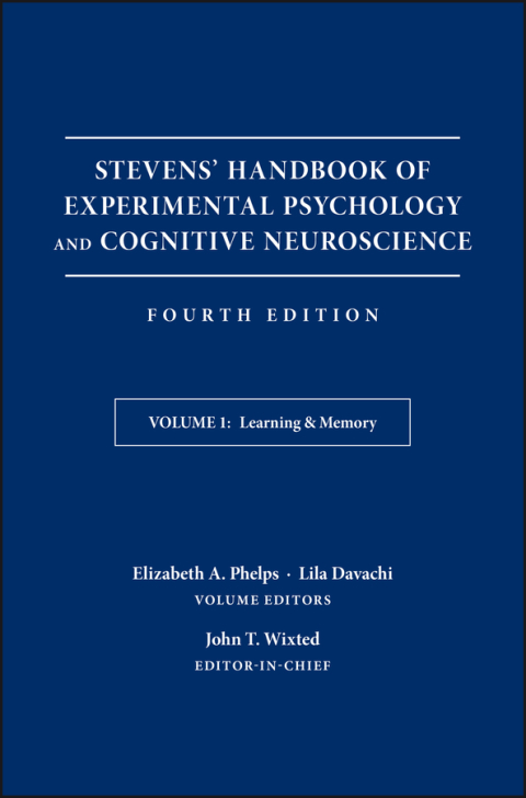 Stevens' Handbook of Experimental Psychology and Cognitive Neuroscience, Learning and Memory, 4th Edition - FULL INSTANT DOWNLOAD | PDF DOCX EPUB